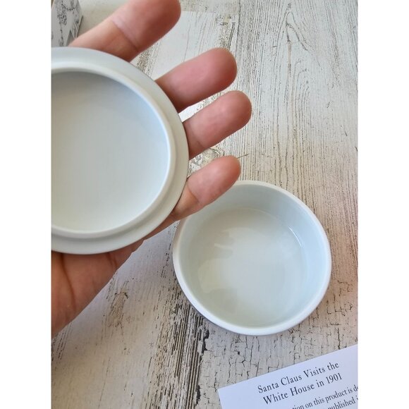 Limoges White House Santa box visits trinket new RARE historical association the - Picture 5 of 8